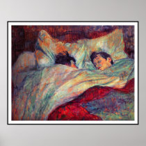 Poster/Print: Toulouse-Lautrec - In Bed