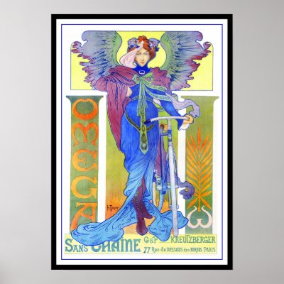 Poster/Print:  Vintage Bicycle - Henri Thiriet by VintageCabaret