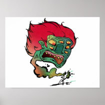 POSTER PROFESSEUR HORREUR AKUMA