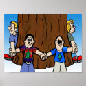 Poster: "Save Our Trees" posters