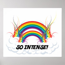 POSTER - SO INTENSE DOUBLE RAINBOW