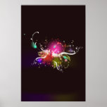 Poster: Space Wings: Vector Art posters