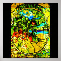 Poster-Stained Glass-Tiffany 3