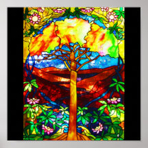 Poster-Stained Glass-Tiffany 5