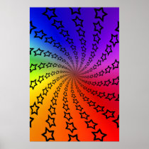 Poster: Star Spiral & Colour Wheel