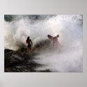 Poster Surfers At Rainbow Bay Australia posters