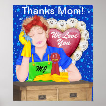 Poster - Thanks # 1 Mum ! - SRF
