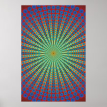 Poster: Tunnel of Spheres: Psychedelic Art
