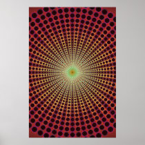 Poster: Tunnel of Spheres: Psychedelic Art