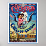 Poster: Vintage Bicycle Ad - Cyclist Year Book