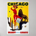 Poster-Vintage Chicago Advertisement