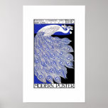 Poster Vintage Peacock The Modern Poster