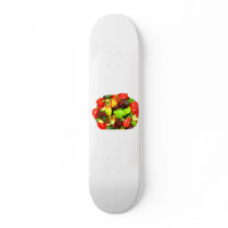 Posterised Hot Pepper Assortment Picture Custom Skate Board