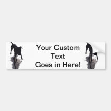 posterized dog and shadow bumper stickers