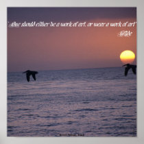 Posters: One should either be a work of art, or we