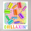 Posters, Prints - Chillaxin' Pop Art Popsicles