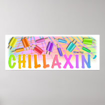 Posters, Prints - Chillaxin' Pop Art Popsicles