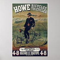 Posters/Prints: Howe Bicycles Tricycles