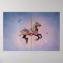 Posters, Prints - Petaluma Pony Carousel Horse 1