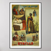 Posters Theatre Vintage "Othello"