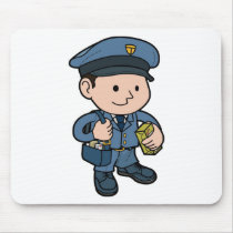 postman or Mail-man Mouse Pad