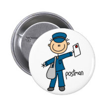 Postman Stick Figure Button
