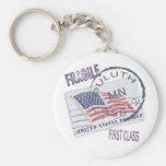 Postmark Duluth 55812 Key Chain
