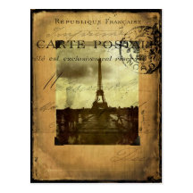 Postmarked Paris Post Card