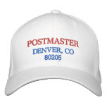 POSTMASTER Hat embroidered hats