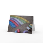 Pot of Gold at the End of the Rainbow Chalk Art cards
