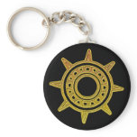 Pot of Gold Compass Key Chain