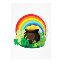 Pot Of Gold Personalized Invitation