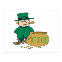Pot Of Gold Post Card