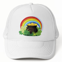 Pot Of Gold St. Patrick's Day Gift Mesh Hats