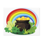 Pot Of Gold St. Patrick's Day Gift Post Card