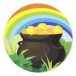 Pot Of Gold St. Patrick's Day Gift Sticker