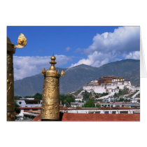 Potala Palace in Lhasa, Tibet taken from Card
