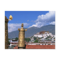Potala Palace in Lhasa, Tibet taken from Postcard