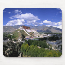 Potala Palace on mountain range from aher Mousepad