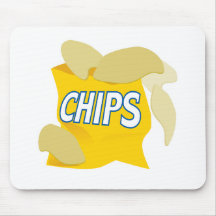 potato chips mouse mats