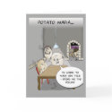 Potato Mafia Greeting Card