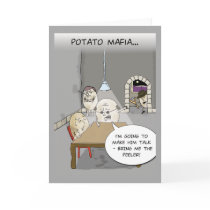 Potato Mafia Greeting Card