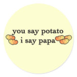 Potato Papa stickers