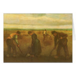 Potato Planting by Vincent van Gogh cards