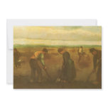 Potato Planting by Vincent van Gogh invitations