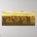 Potato Planting by Vincent van Gogh posters