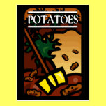 Potatoes postcards