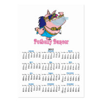 potbelly pig belly dancer funny piggy business card