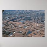 Potholes in Wetlands, (Aerials) Posters