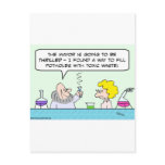 potholes toxic waste scientist postcards